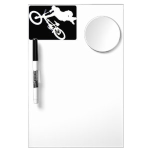 BMX SPORTS DRY ERASE BOARD WITH MIRROR