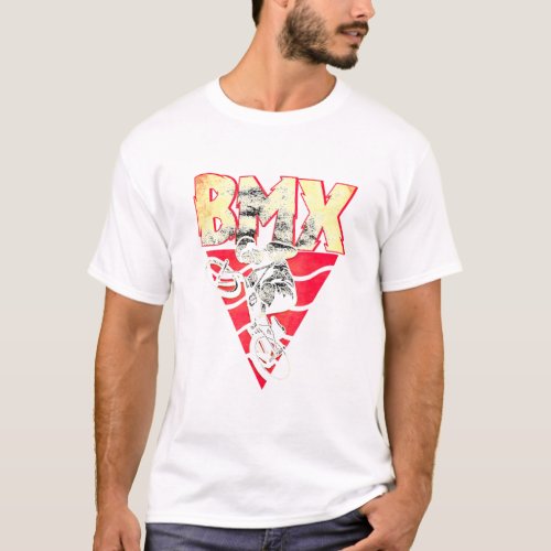 Bmx Stunt Cycling Cyclist T_Shirt