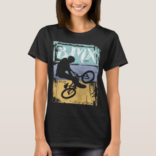 BMX Tee _ Vintage Retro BMX Bike Rider