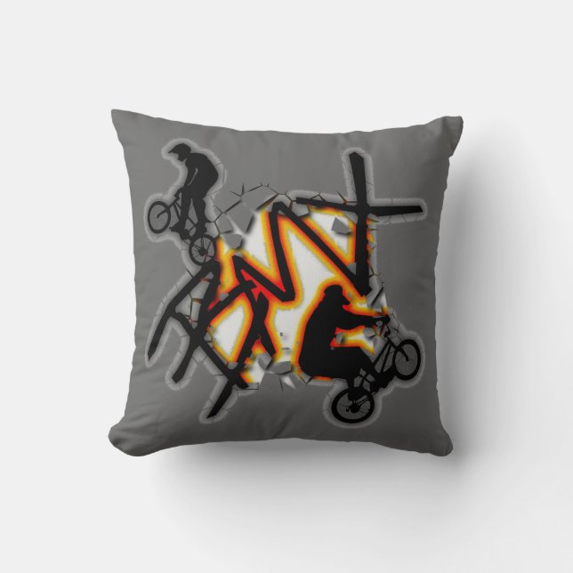 BMX THROW PILLOW (Front)