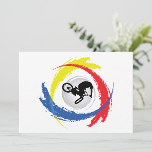 BMX Tricolor Emblem (Standing Front)