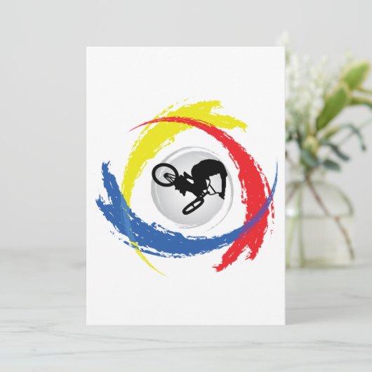 BMX Tricolor Emblem (Standing Front)