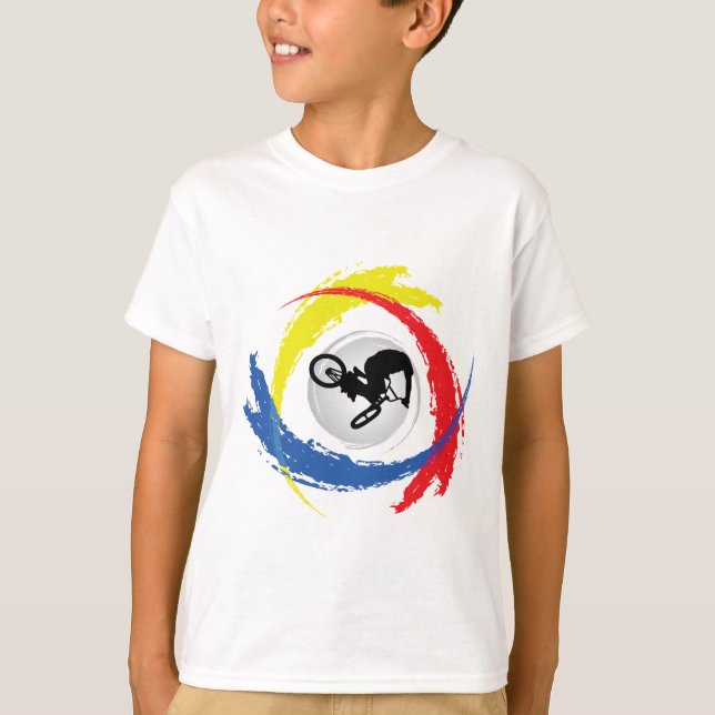 BMX Tricolor Emblem T-Shirt (Front)