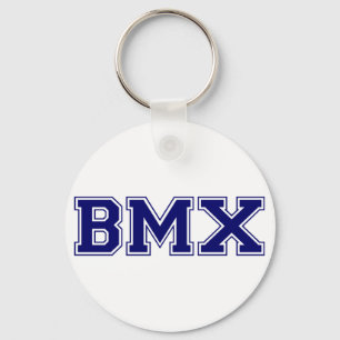 BMX University Style Keychain