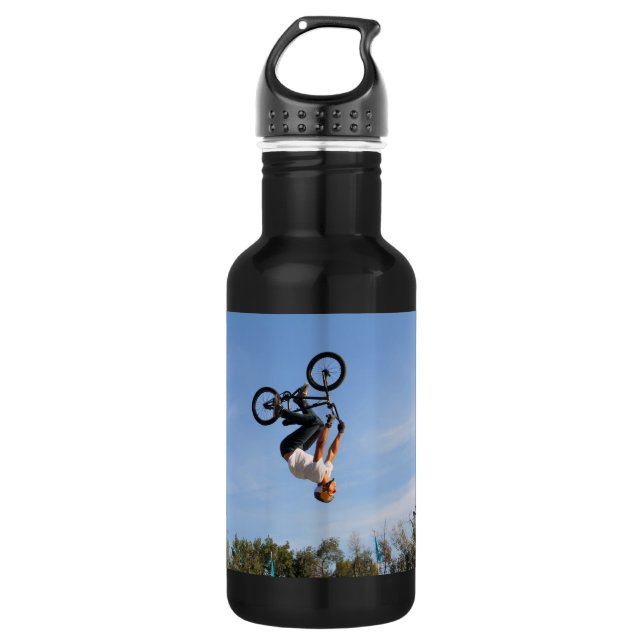BMX Upside Down Flip Water Bottle (Front)