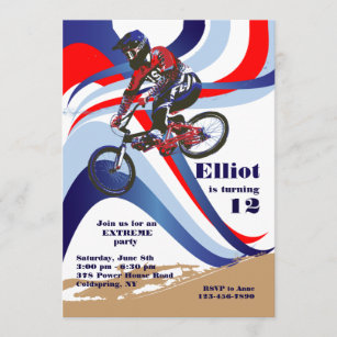 Motocross Invitations Zazzle