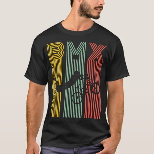 BMX Vintage Bike Bicycle Racing Stunt T_Shirt