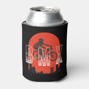 BMX vintage bike fans gift boys youth bike BMX Can Cooler