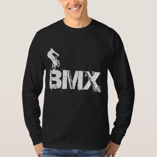 BMX Vintage Bike Fans Gift Boys Youth BMX Accessor T_Shirt