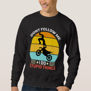 Bmx Vintage Design - Bike Bicycle Racing Stunt 9 Sweatshirt
