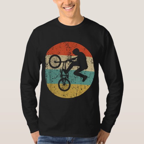 BMX _ Vintage Retro BMX Bike Rider T_Shirt