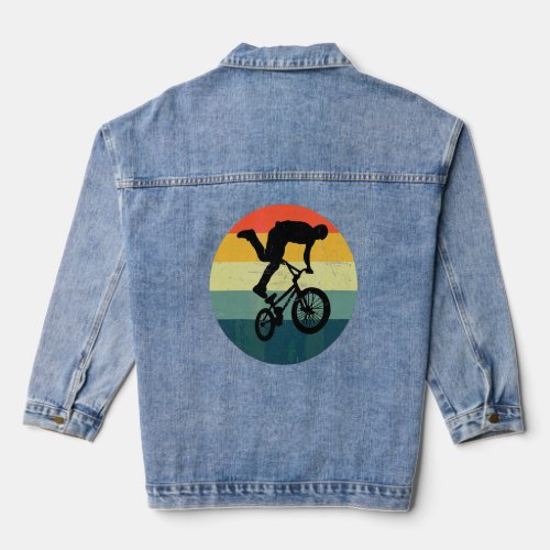 Bmx Womens Bike Mens Cycling Bmx Bicycle  Denim Jacket