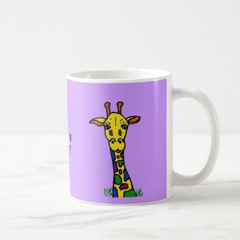 Bn- Giraffe Feeling Good Mug by patcallum at Zazzle