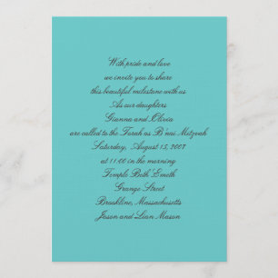 B'nai Mitzvah Invitations
