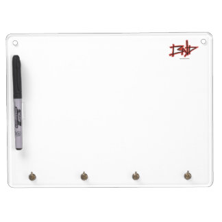 BND white board with hooks