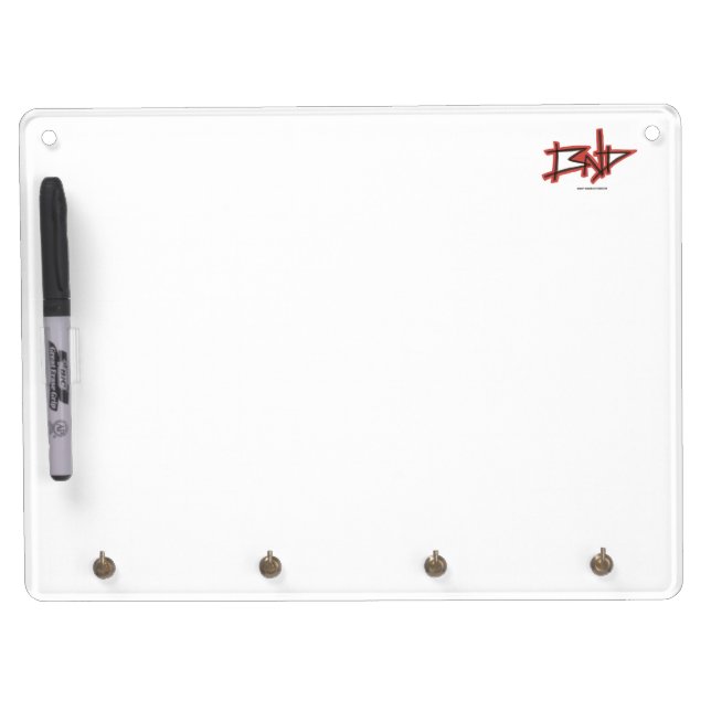 BND white board with hooks (Front)