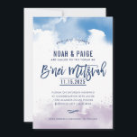 B'NEI MITZVAH handwritten blue & purple watercolor Invitation<br><div class="desc">by kat massard >>> kat@simplysweetPAPERIE.com <<< A super cool & modern invitation design for your children''s B'NAEI MITZVAH TIP :: 1. To change/move graphics & fonts and add more text - hit the "customise it" button. - - - - - - - - - - - - - - -...</div>