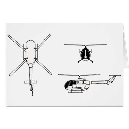 BO-105 CARDS (Front Horizontal)