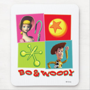 Bo and Woody Disney Mouse Pad