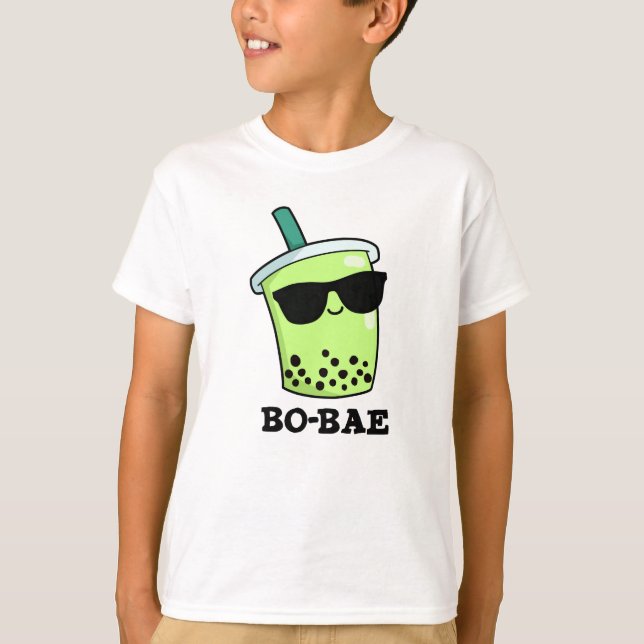 Bo-bae Funny Boba Tea Pun  T-Shirt (Front)