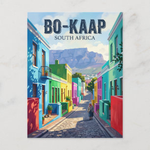 Bo-Kaap, Cape Town South Africa Postcard