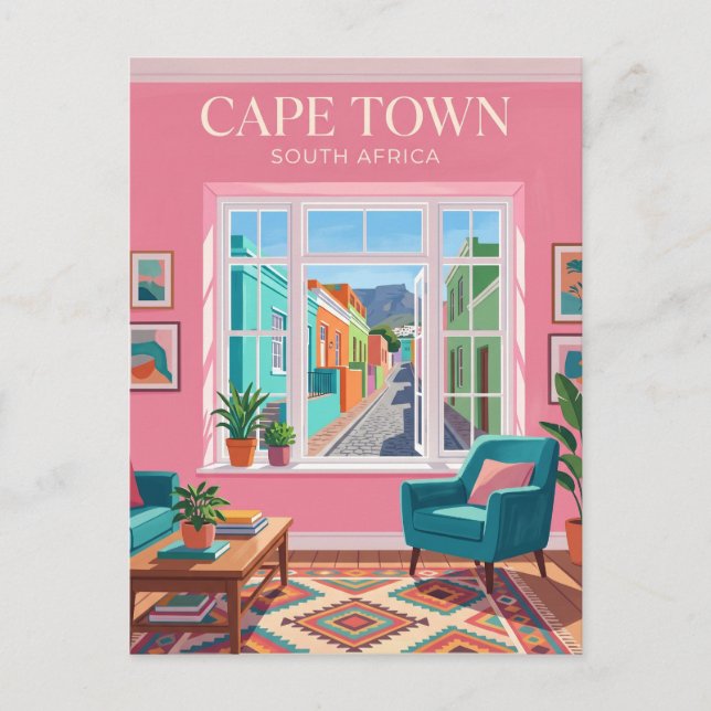 Bo-Kaap Interior South Africa Postcard (Front)
