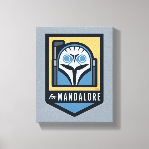 Bo_Katan For Mandalore Helmet Icon Canvas Print