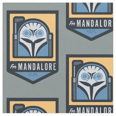 Bo-Katan "For Mandalore" Helmet Icon Fabric