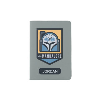 Bo-Katan "For Mandalore" Helmet Icon Passport Holder
