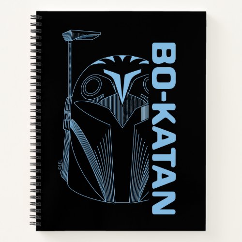Bo_Katan Helmet Line Art Notebook