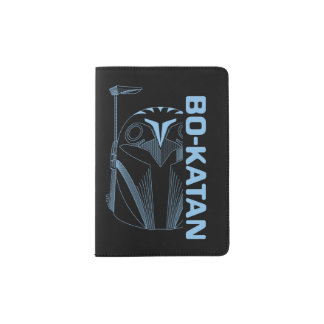 Bo-Katan Helmet Line Art Passport Holder
