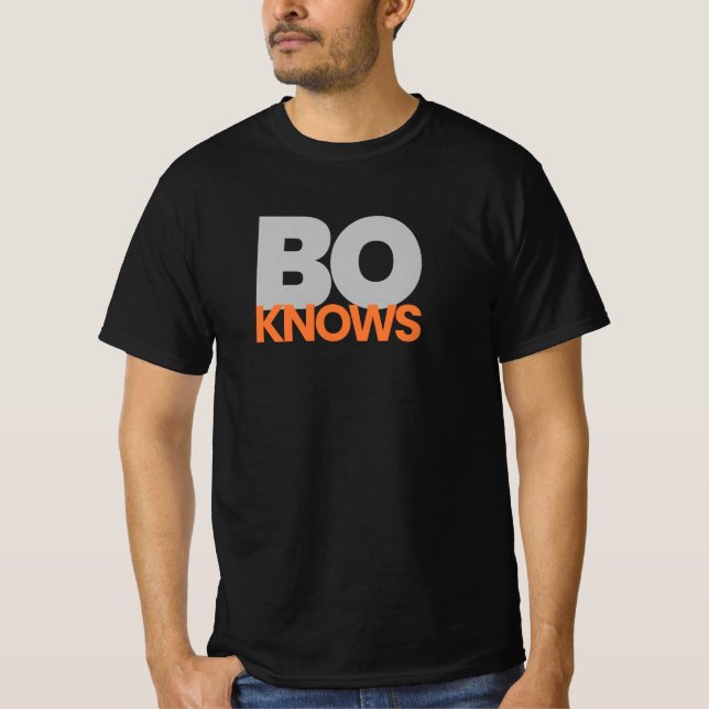 BO Knows Shirt, BO Knows T Shirt (Front)