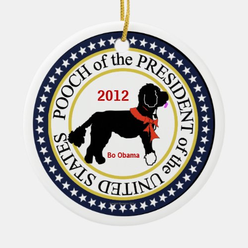 Bo Obama Holiday Ornament 2012