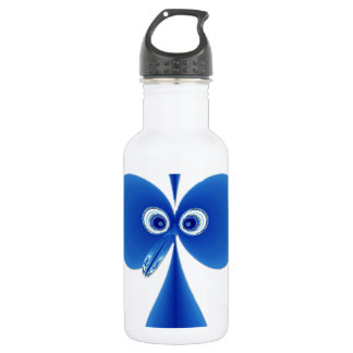 Bo-oby Bird Blue Stainless Steel Water Bottle