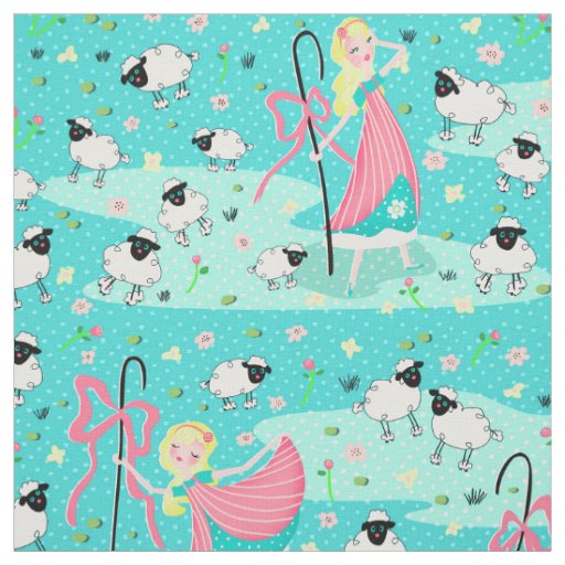 Bo Peep and Sheeps Bedding fabric