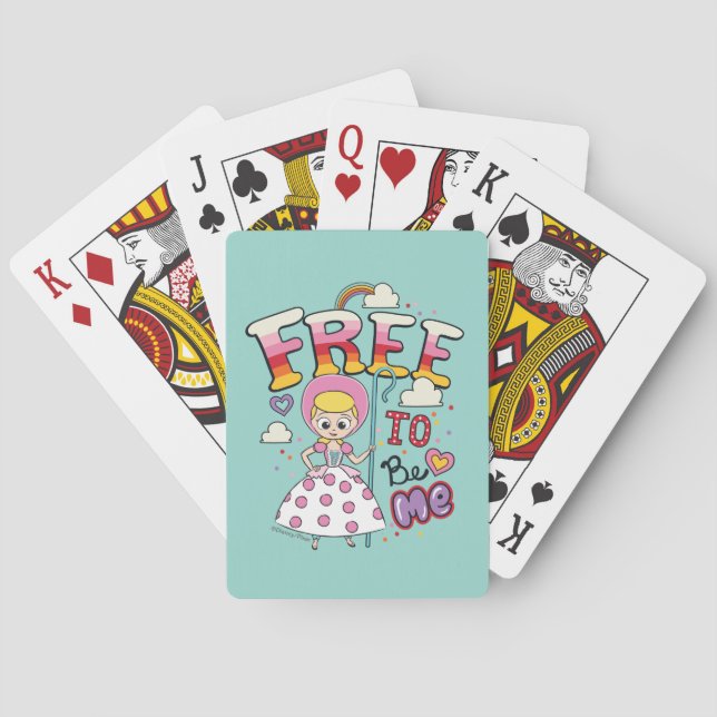 Bo Peep "Free To Be Me" Playing Cards (Back)