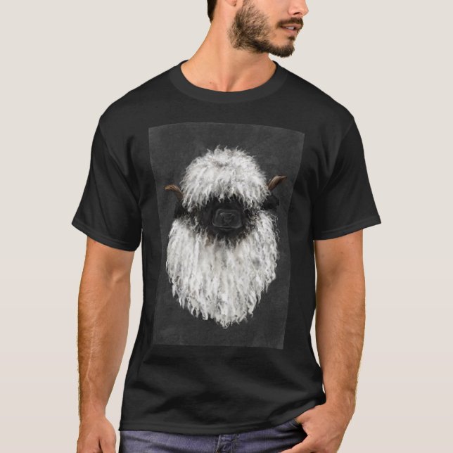 Bo Sheep. Valais Blacknose Sheep.  Sticker Essenti T-Shirt (Front)