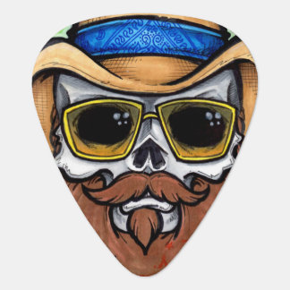 Bo-skull-phus Guitar pick