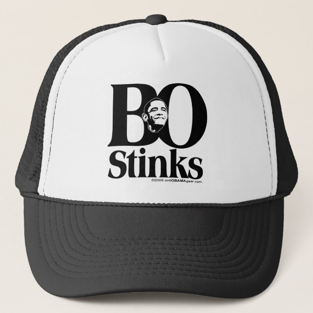 BO Stinks Trucker Hat (Front)