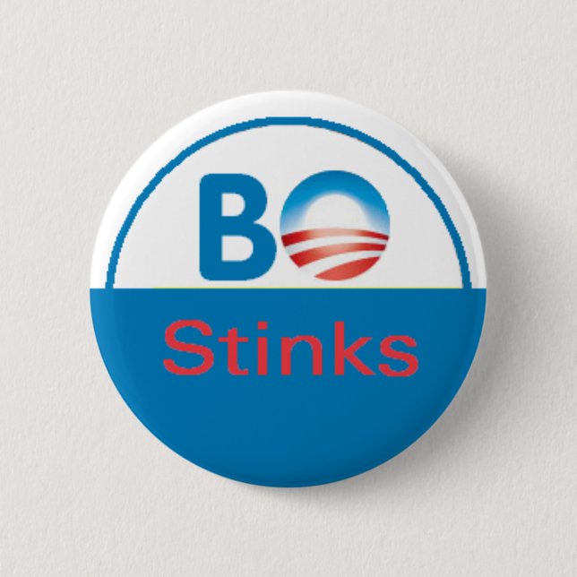 BO STINKSButton Button (Front)