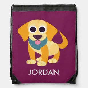 Bo the Dog Drawstring Bag