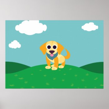 Bo The Dog Poster by peekaboobarn at Zazzle