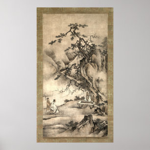 Bo Ya Plays the Qin as Zhong Ziqi Listens Poster