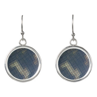 Boa Image Abstract Earrings