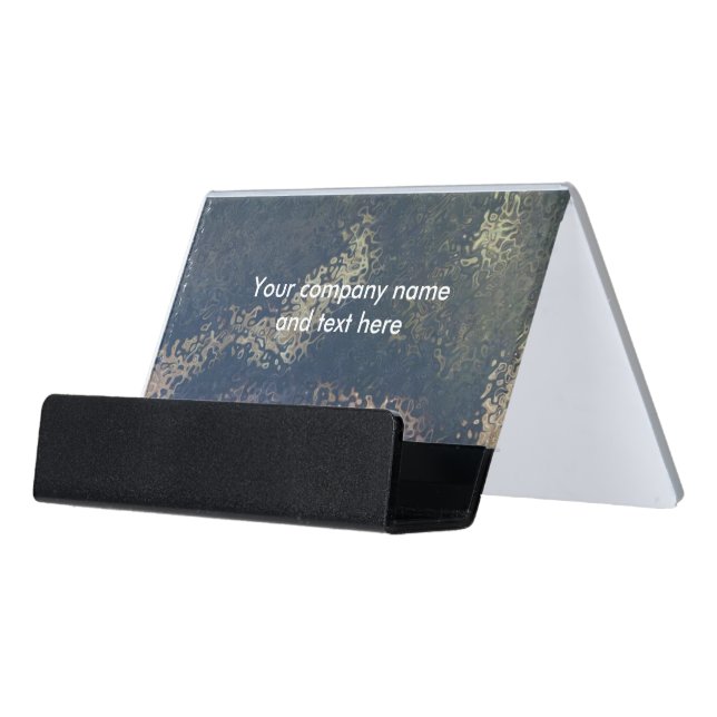 Boa Image Desk Business Card Holder (Angled Front)
