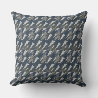 Boa Image Lightning Pattern Throw Pillow