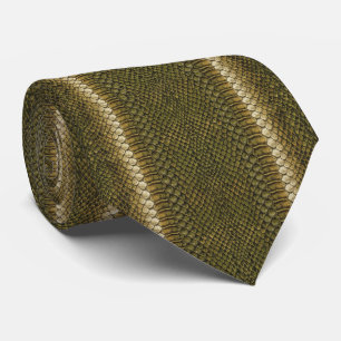 Boa Snake Skin Neck Tie