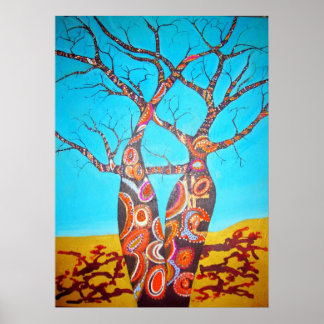 Boab Trees Poster