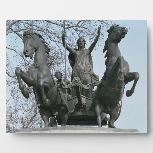 Boadicea, 1850s (bronze) (see also 33580) plaque (Front)