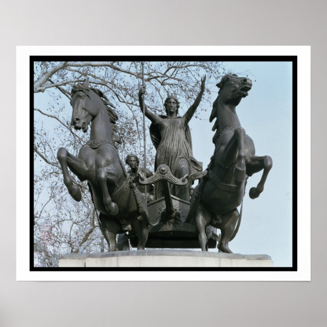 Boadicea, 1850s (bronze) (see also 33580) poster (Front)